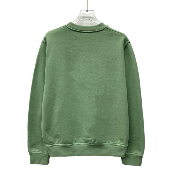 FW0105 Hermes Green animal digital printed cotton round neck long-sleeved sweats